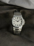 Steel White 40mm Watch