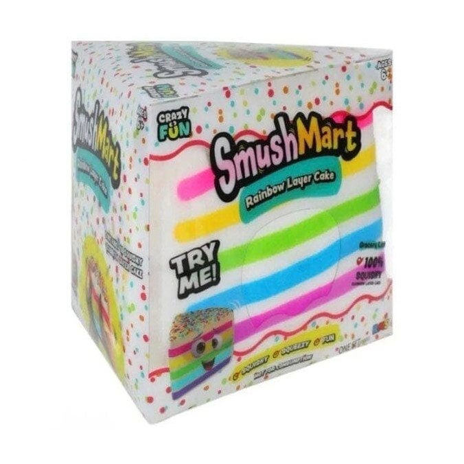 RMS SmushMart Giant Rainbow Cake Slice Squishy
