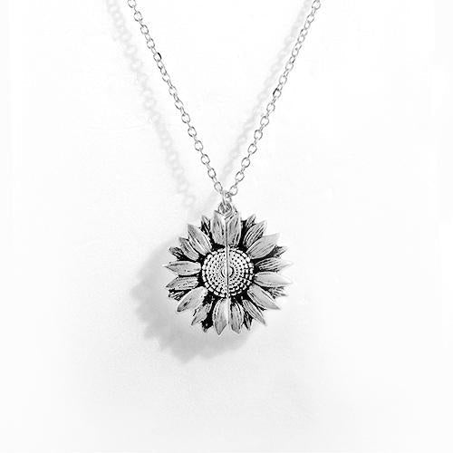 You Are My Sunshine Sunflower Necklace