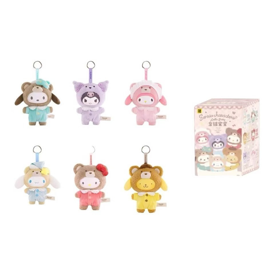 【Sale】SANRI0 Latte Baby Series Plush Dolls, Blind Box