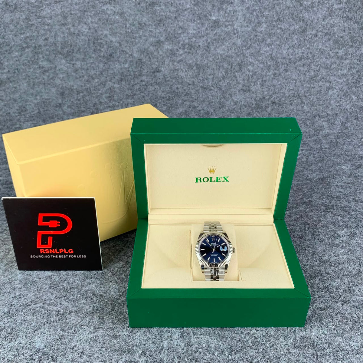 Blue & Stainless Steel 41MM Watch