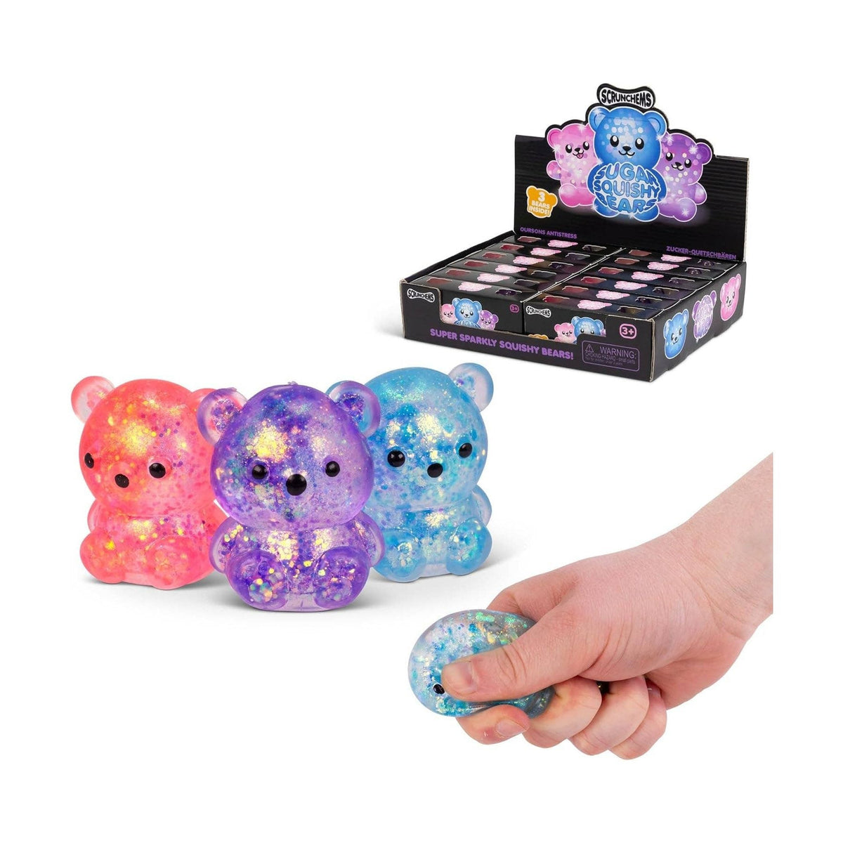 Scrunchems Sugar Diddy Bears 3-Pack