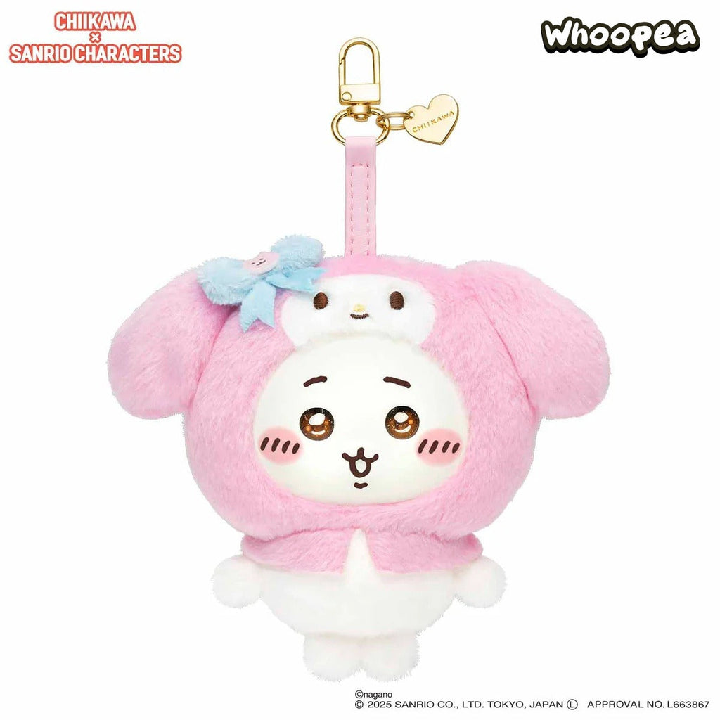 SANRI0 Characters × Chiikawa Plush Keychain