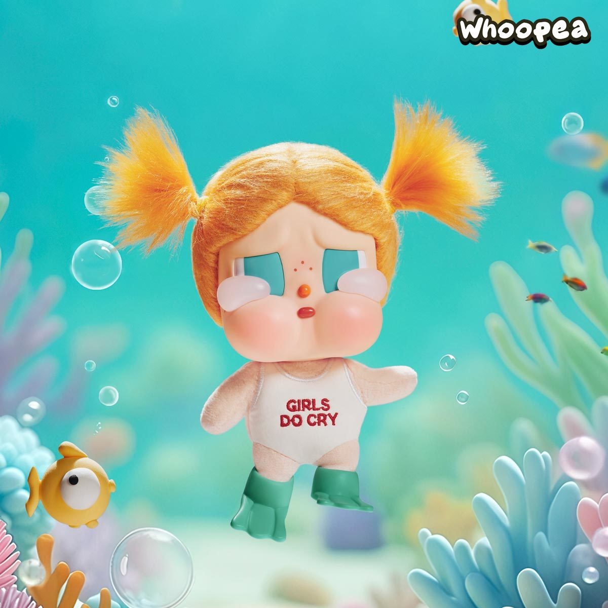 CRYBABY Vacation Mode On Series-Vinyl Plush Pendant Blind Box