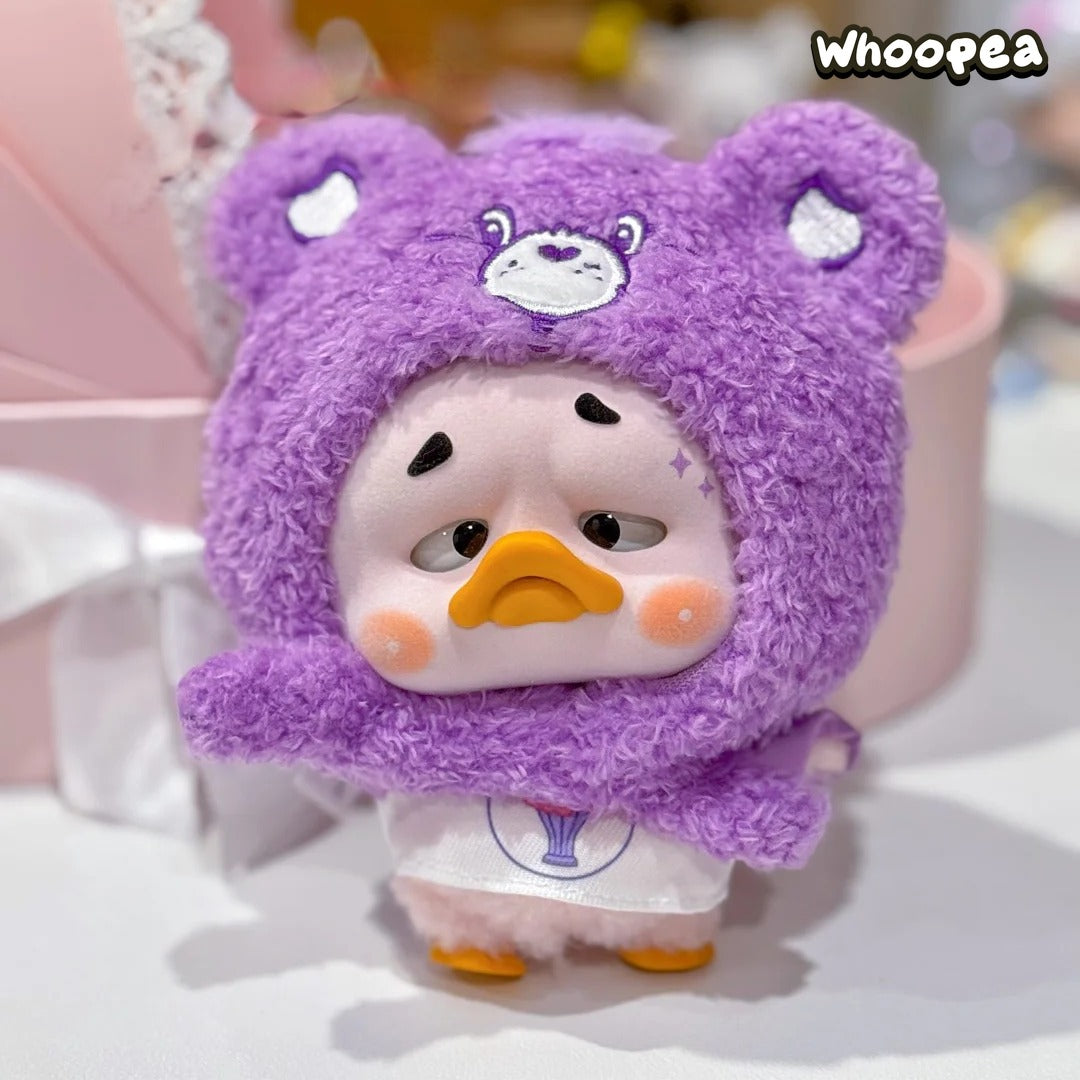Care Bears x Upset Duck Neon Sweetheart Duck Series Plush Keychain Blind Box