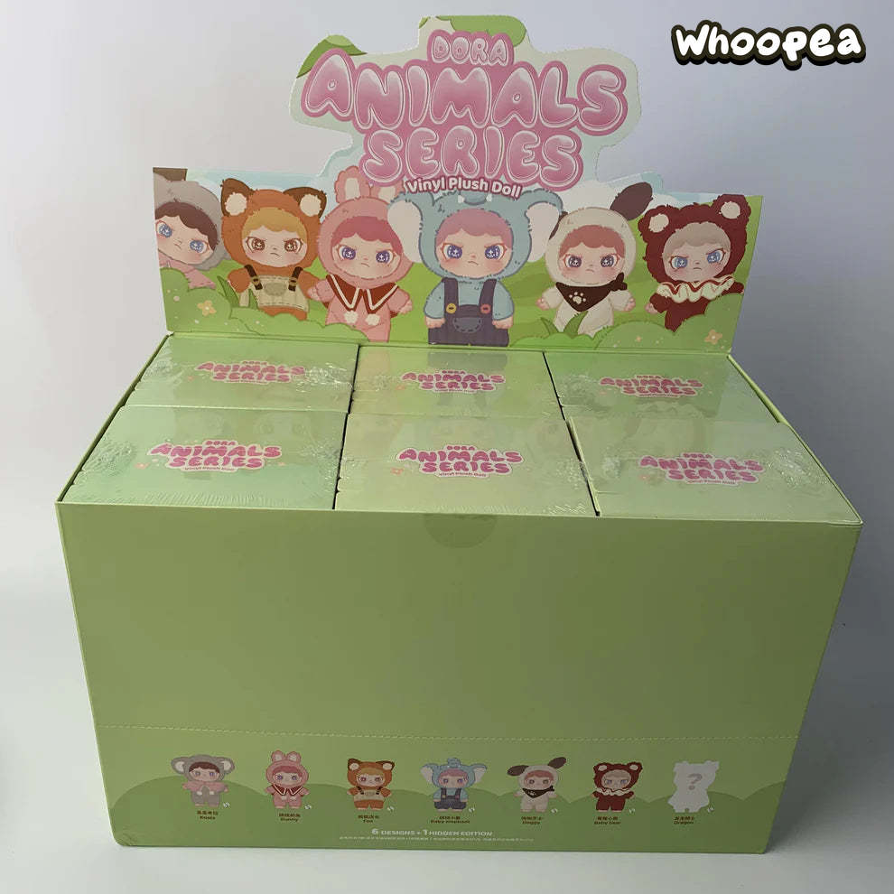DORA Fuzzy Animal Institute Series Vinyl Plush Dolls Blind Box【TNT】