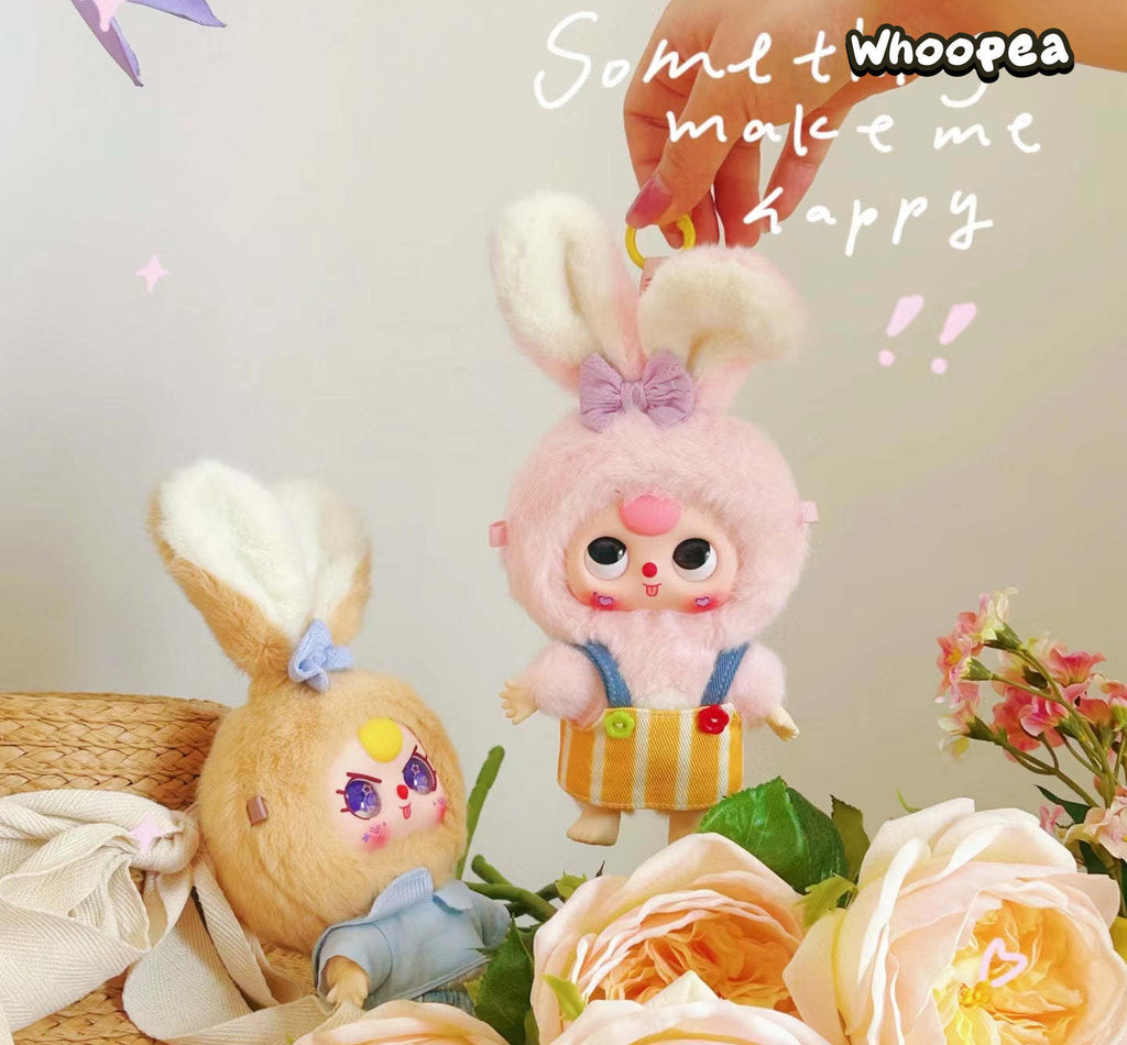 Baby Three Macaron Cute Bunny Series Plush Dolls, Blind Box