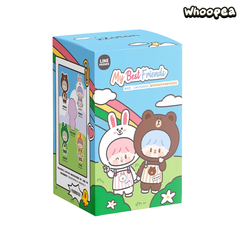 zZoton｜LINE FRIENDS - My Best Friends Series Vinyl Plush Dolls, Blind Box