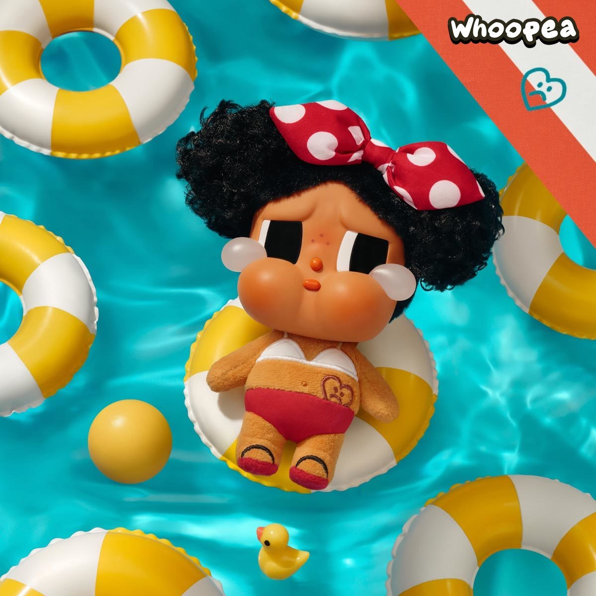 CRYBABY Vacation Mode On Series-Vinyl Plush Pendant Blind Box