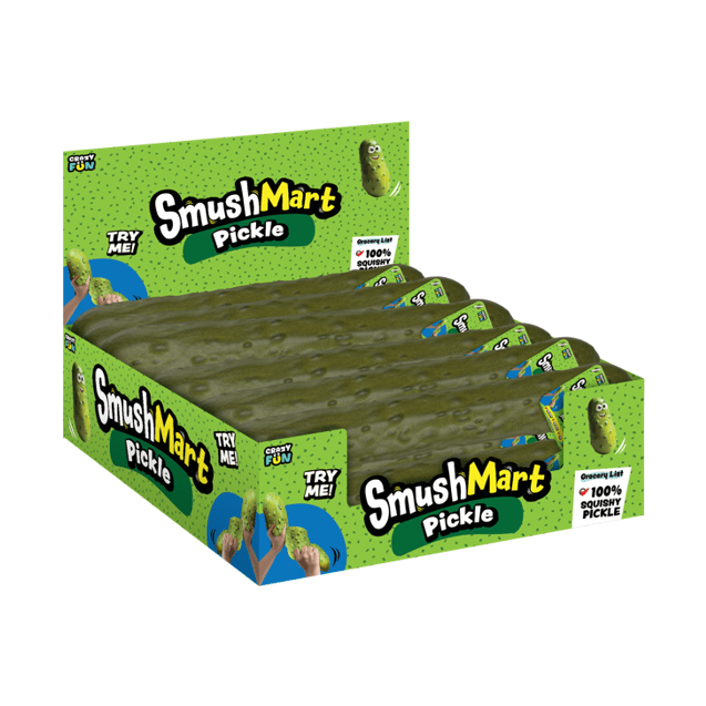 RMS® SmushMart™ Giant 15" Pickle Squishy 1pc