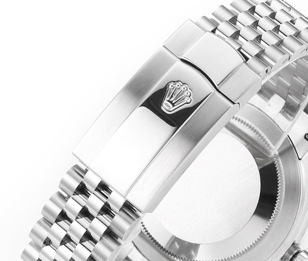 Rhodium Gray & Diamond 41MM Watch