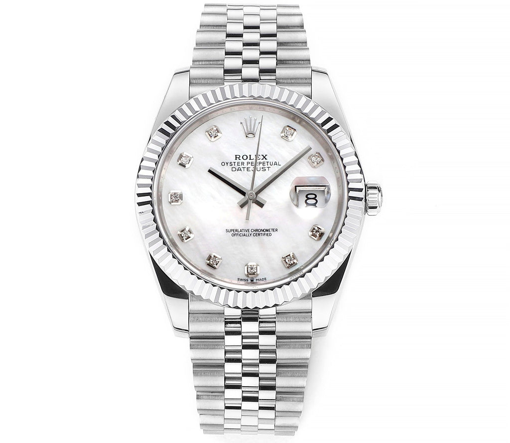 MOP Stainless Steel 41MM Watch