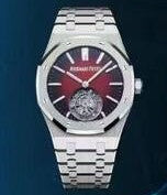 AP Royal Oak Flying Tourbillon Watch 'Burgundy'