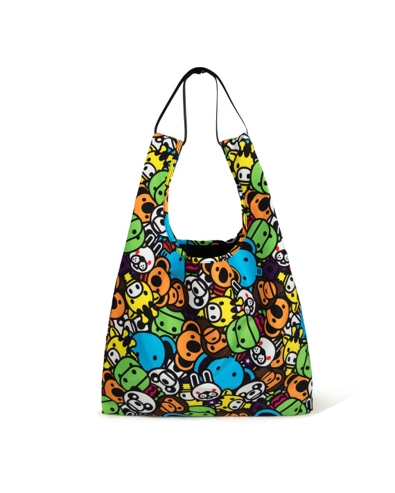 BABY MILO AND FRIENDS PRINTED TOTE BAG - MULTICOLOR