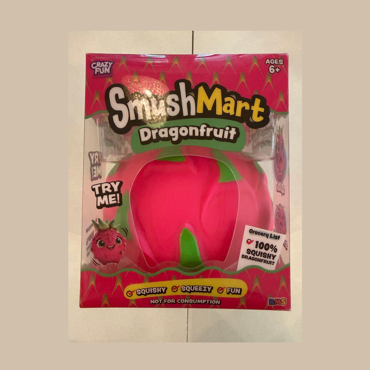 RMS SmushMart Dragon Fruit Squishy