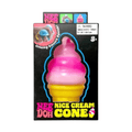 NeeDoh Nice Cream Ice Cream Cone Squishy Fidget Toy- Pink, Blue, or Orange (1 per order)