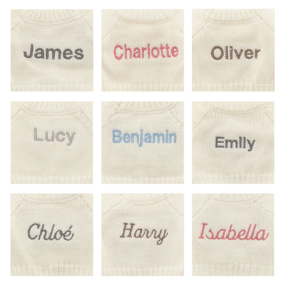 Bashful Twinkle Bunny with Personalized Cream Jumper