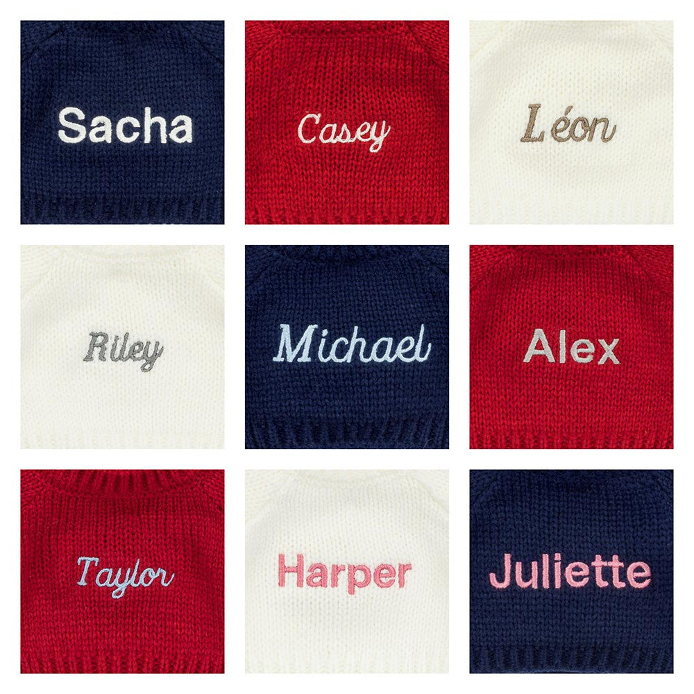 Hopscone Luxe Bunny with Personalized Red Jumper