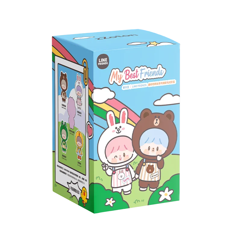 zZoton｜LINE FRIENDS - My Best Friends Series Vinyl Plush Dolls, Blind Box