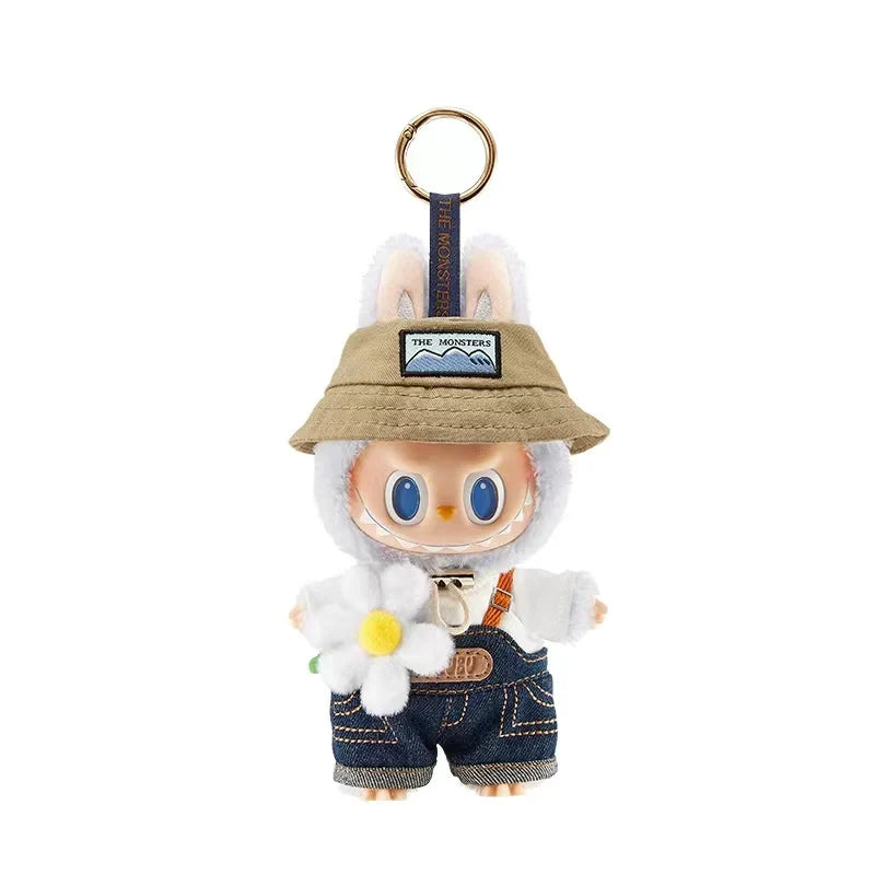 THE MONSTERS Fall In Wild Series Pendant & Vinyl Plush Doll