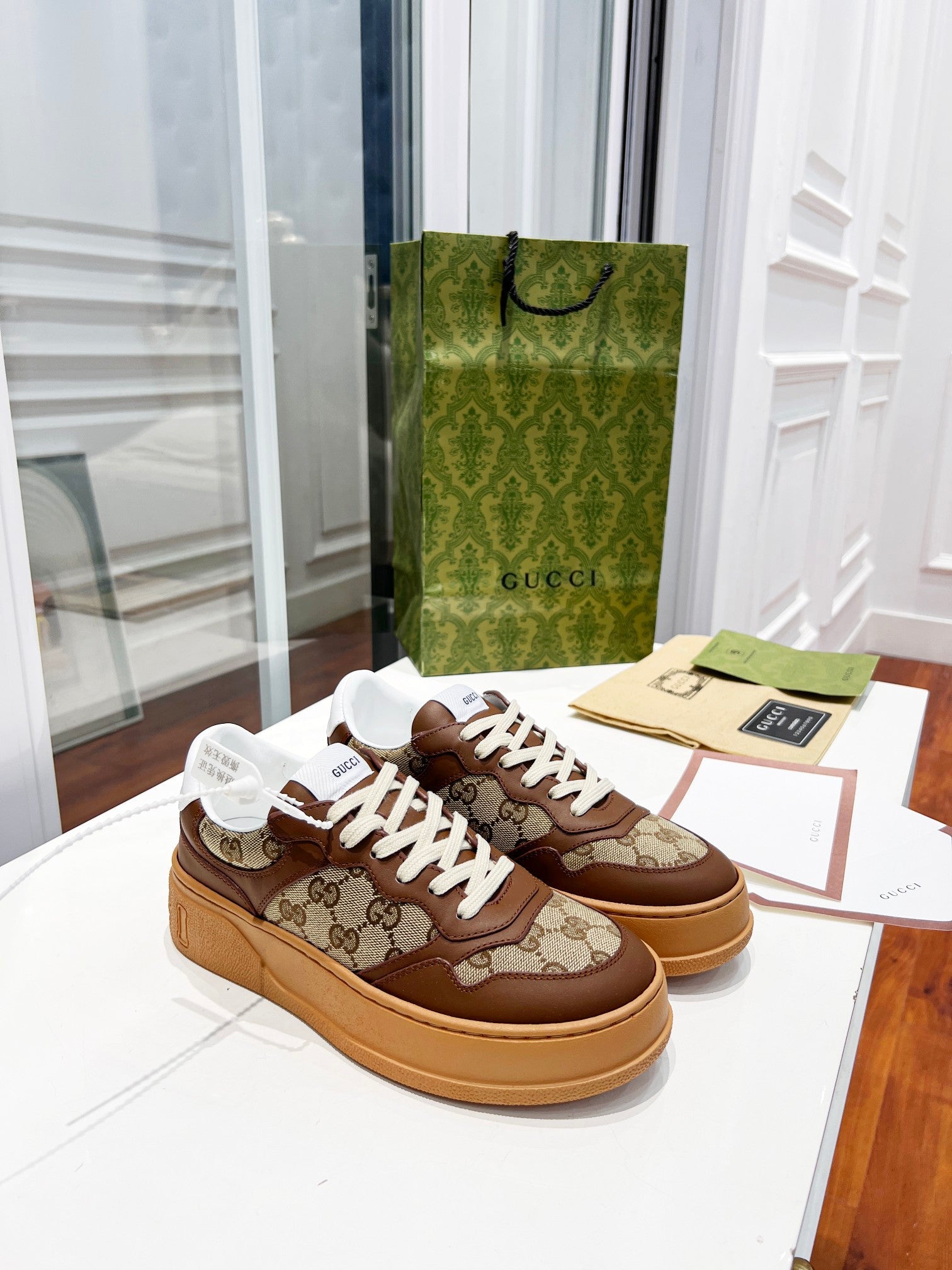 Gucci Chunky B Series Platform Sneakers