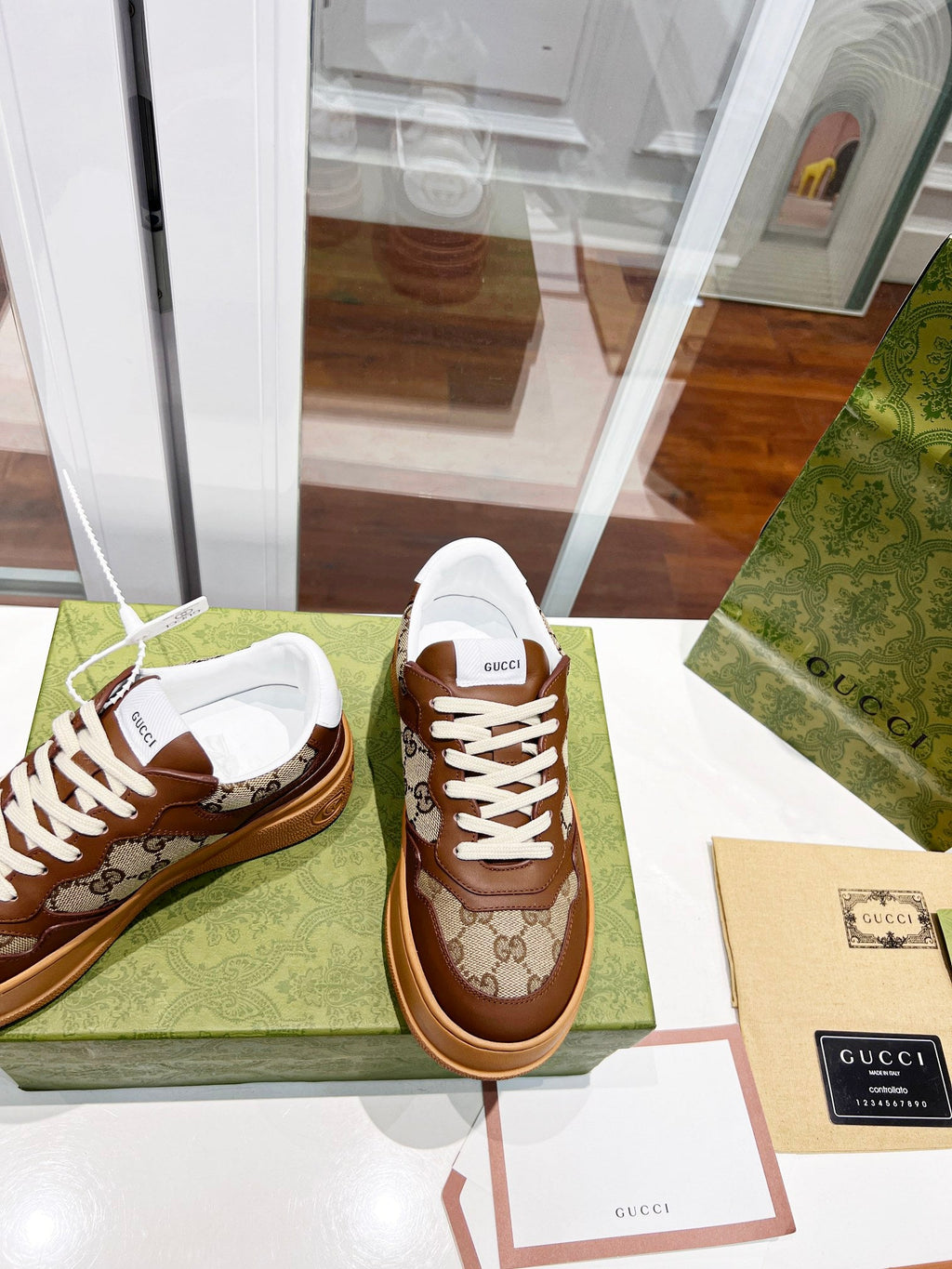 Gucci Chunky B Series Platform Sneakers