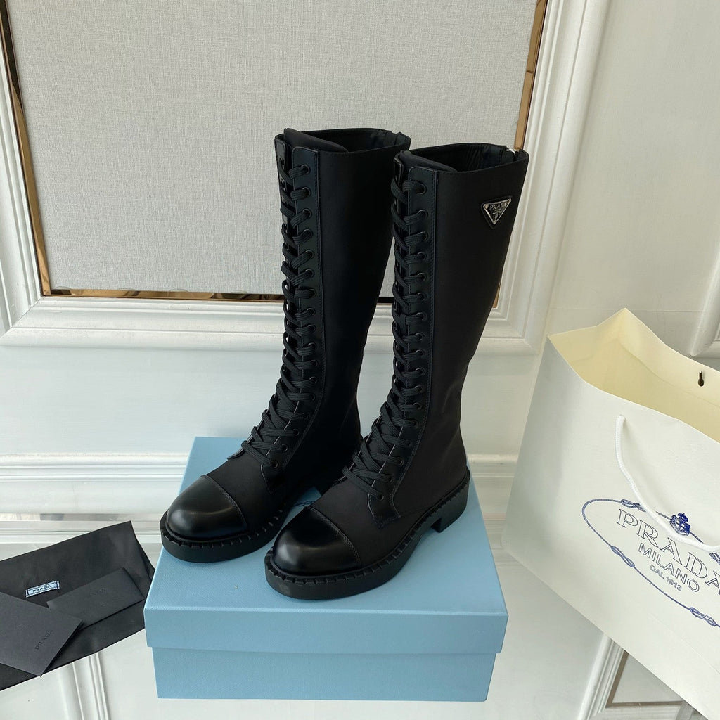 Prada Runway Knee-High Boots – 2023 Collection