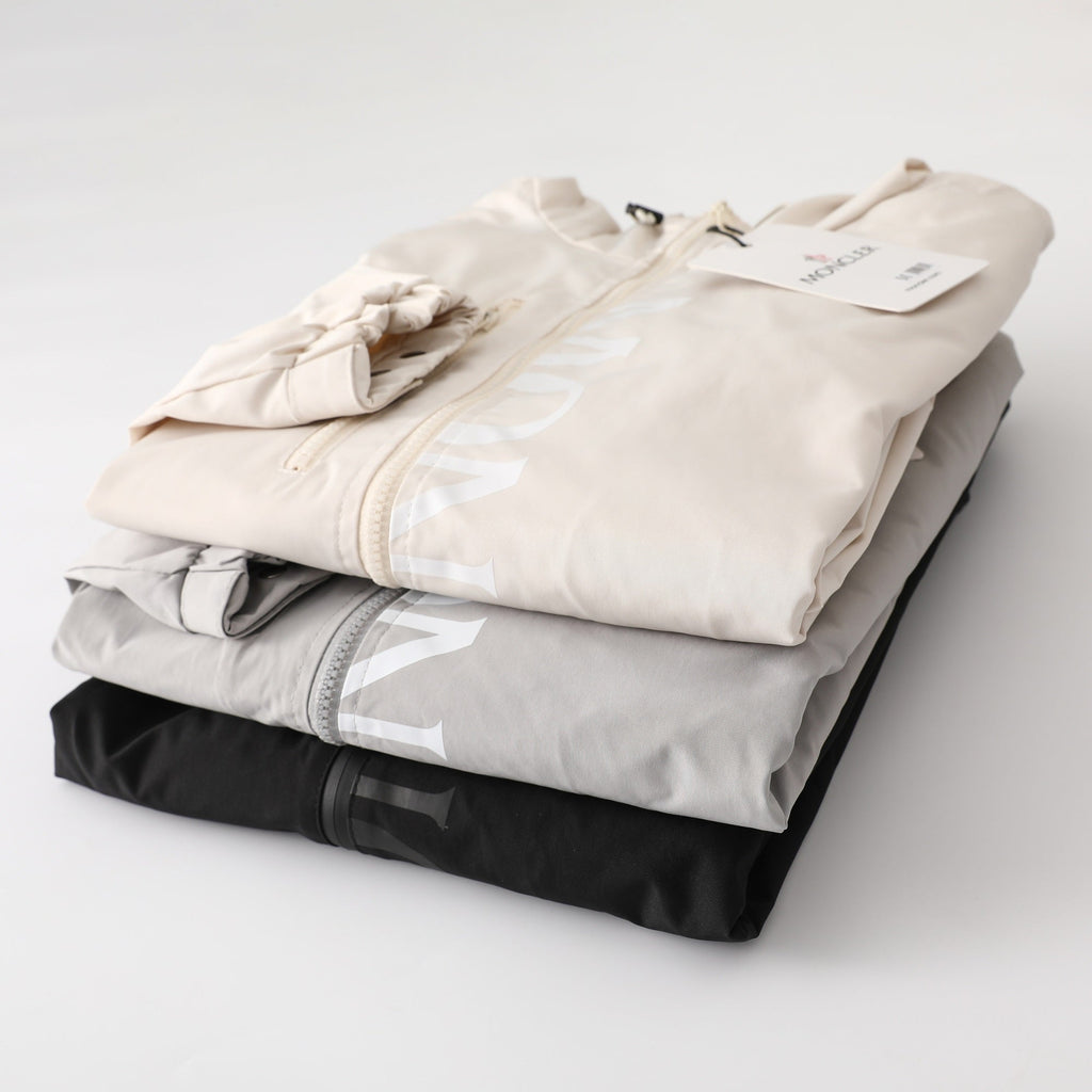 Moncler Classic Printed Hooded Windbreaker Jacket – SS24 Autumn Collection