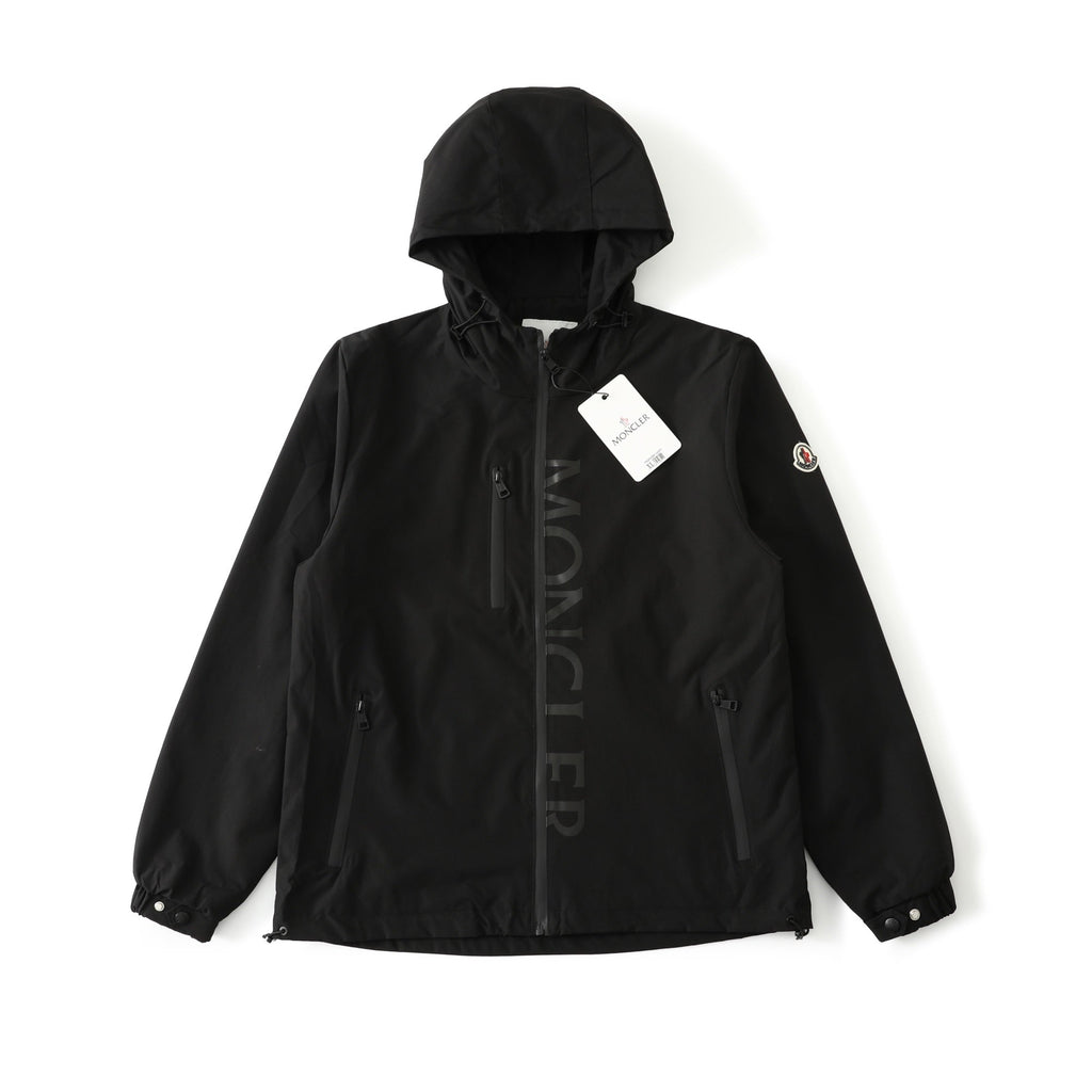 Moncler Classic Printed Hooded Windbreaker Jacket – SS24 Autumn Collection