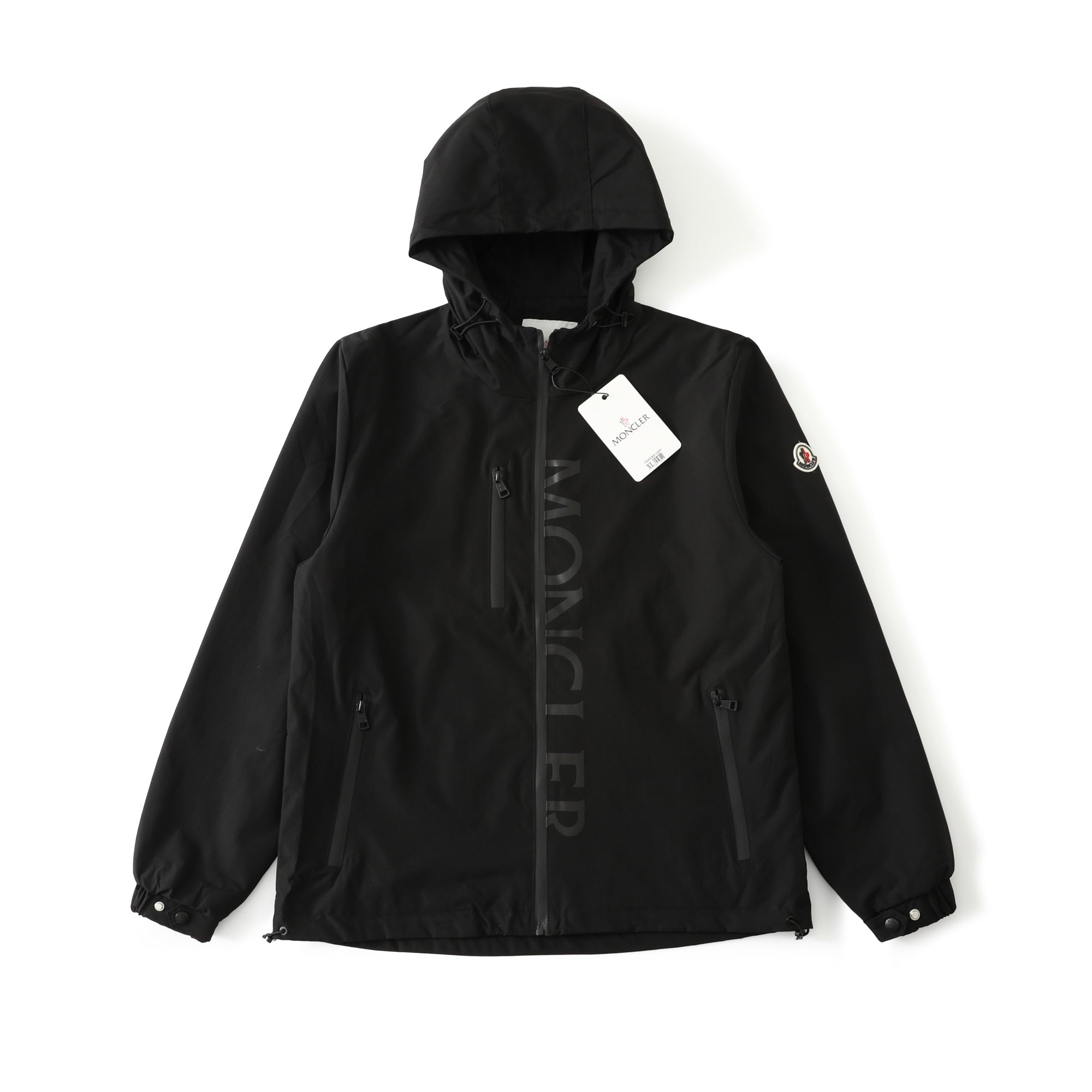 Moncler Classic Printed Hooded Windbreaker Jacket – SS24 Autumn Collection