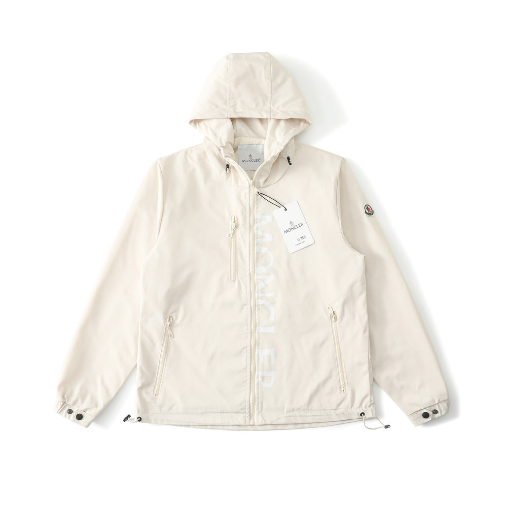 Moncler Classic Printed Hooded Windbreaker Jacket – SS24 Autumn Collection