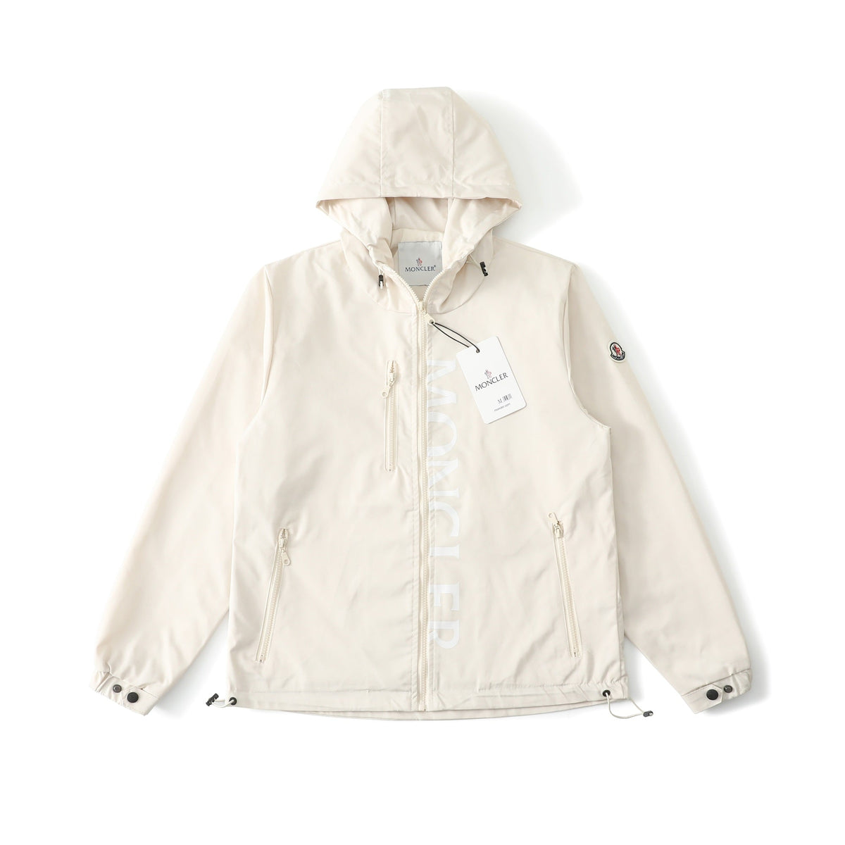 Moncler Classic Printed Hooded Windbreaker Jacket – SS24 Autumn Collection