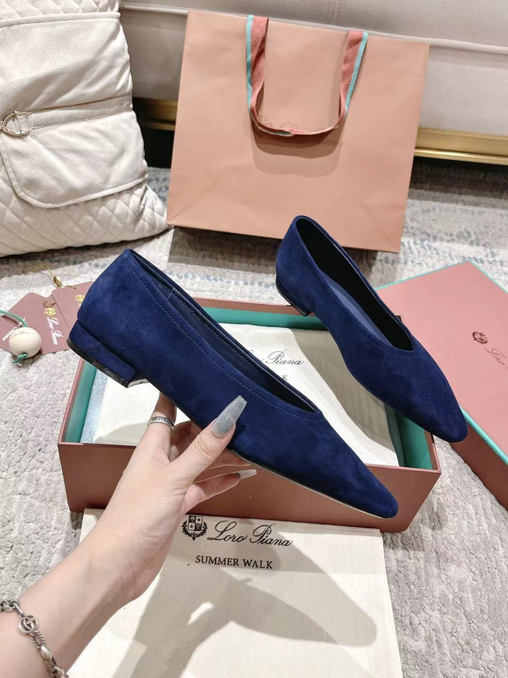 Loro Piana Rebecca Minimalist Ballerina Flats – Spring/Summer Collection