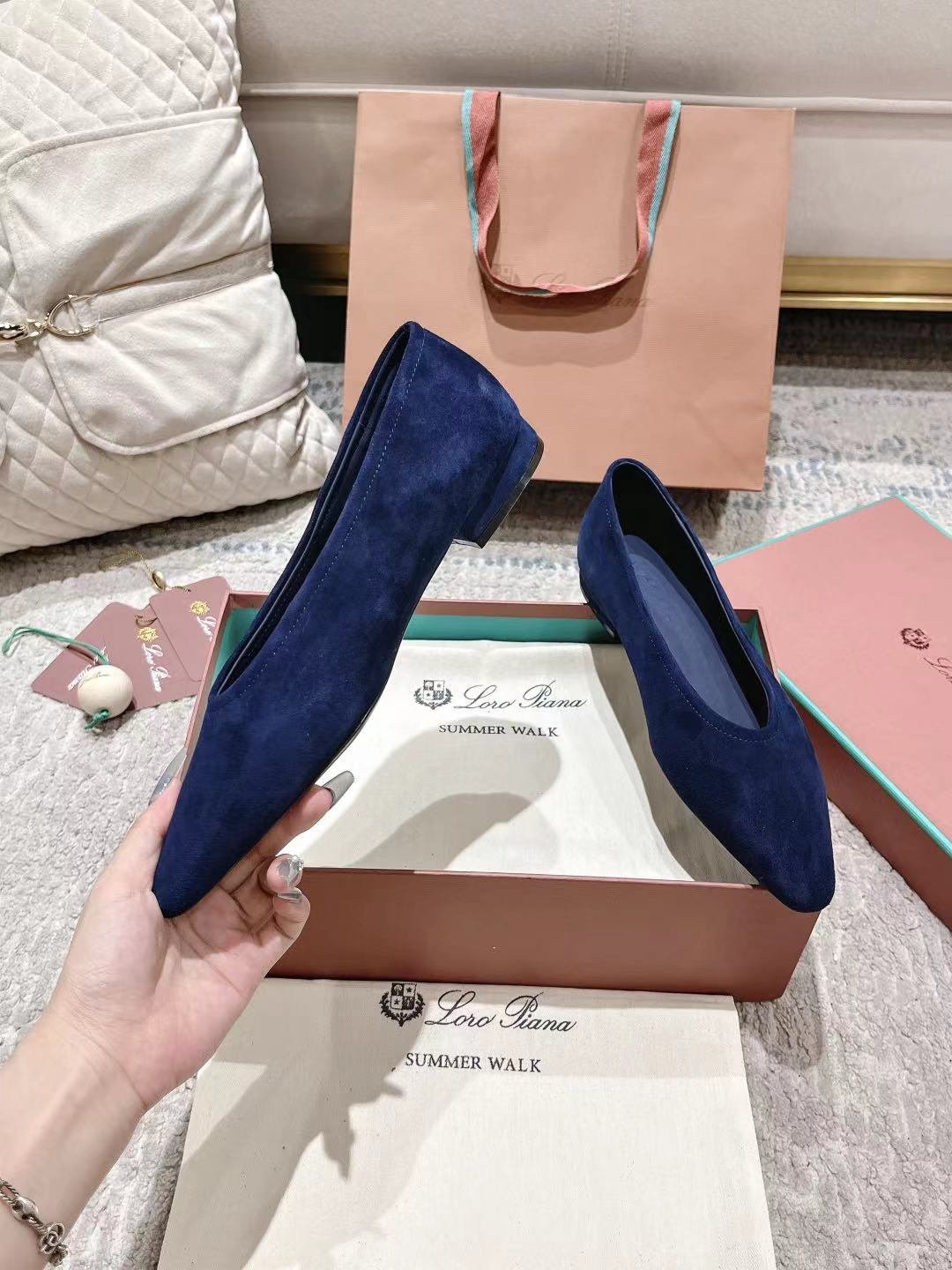 Loro Piana Rebecca Minimalist Ballerina Flats – Spring/Summer Collection