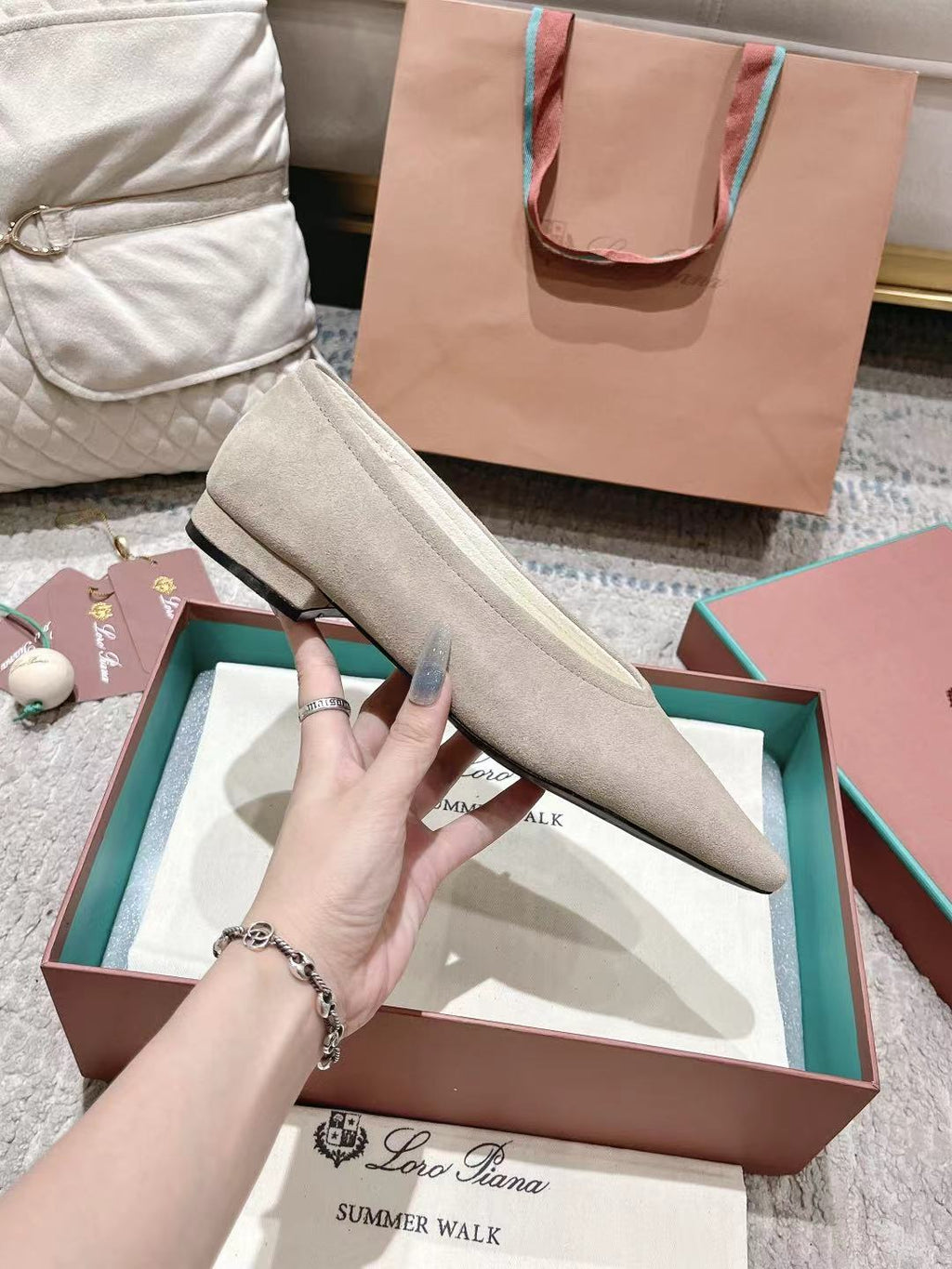 Loro Piana Rebecca Minimalist Ballerina Flats – Spring/Summer Collection