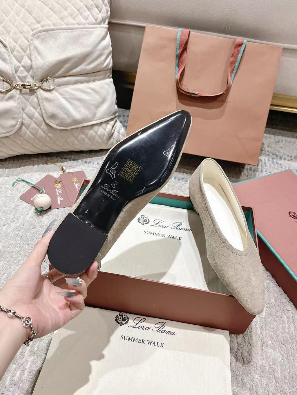 Loro Piana Rebecca Minimalist Ballerina Flats – Spring/Summer Collection