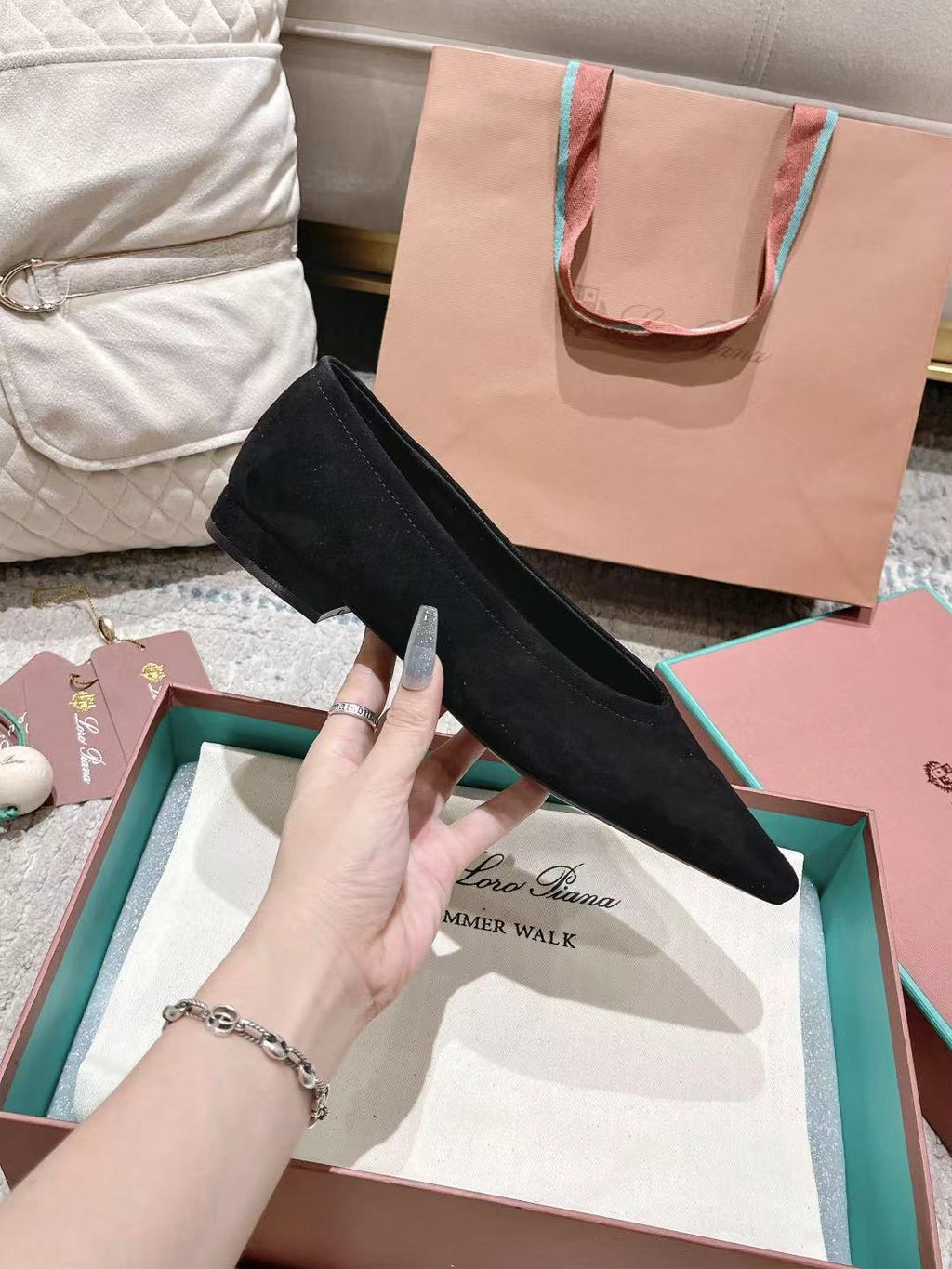 Loro Piana Rebecca Minimalist Ballerina Flats – Spring/Summer Collection