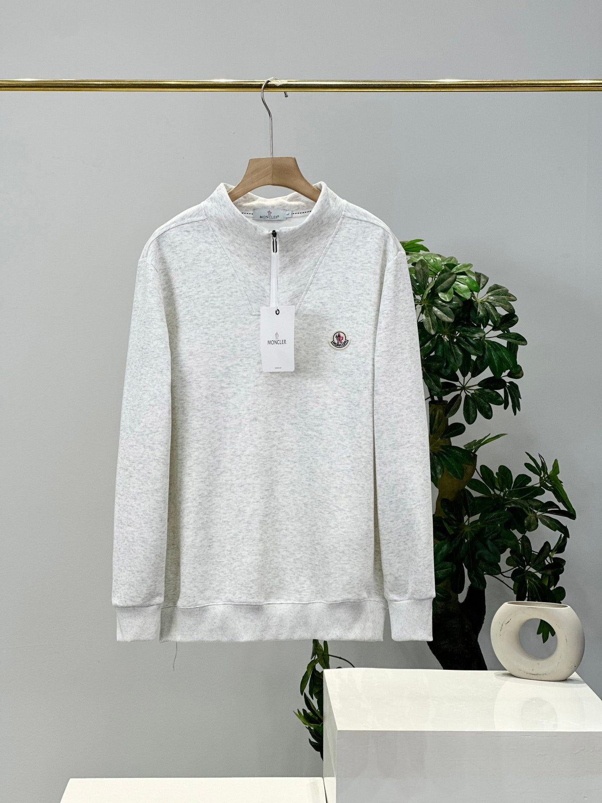 Moncler Men's Crewneck Cotton Sweatshirt – Autumn/Winter Collection
