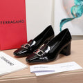 Ferragamo Classic Square Toe Pumps