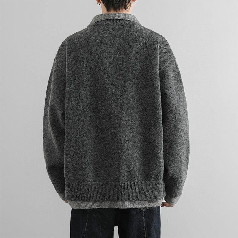 Moncler Double V-Neck Blended Knit Sweater – Spring/Autumn New Collection