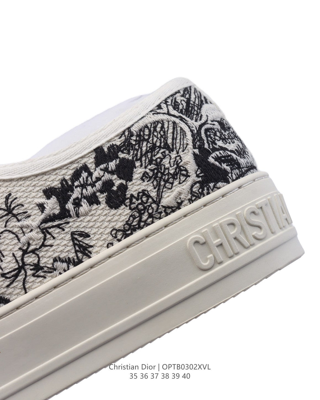Dior Women's White Platform Sneakers – 2025 Spring Runway