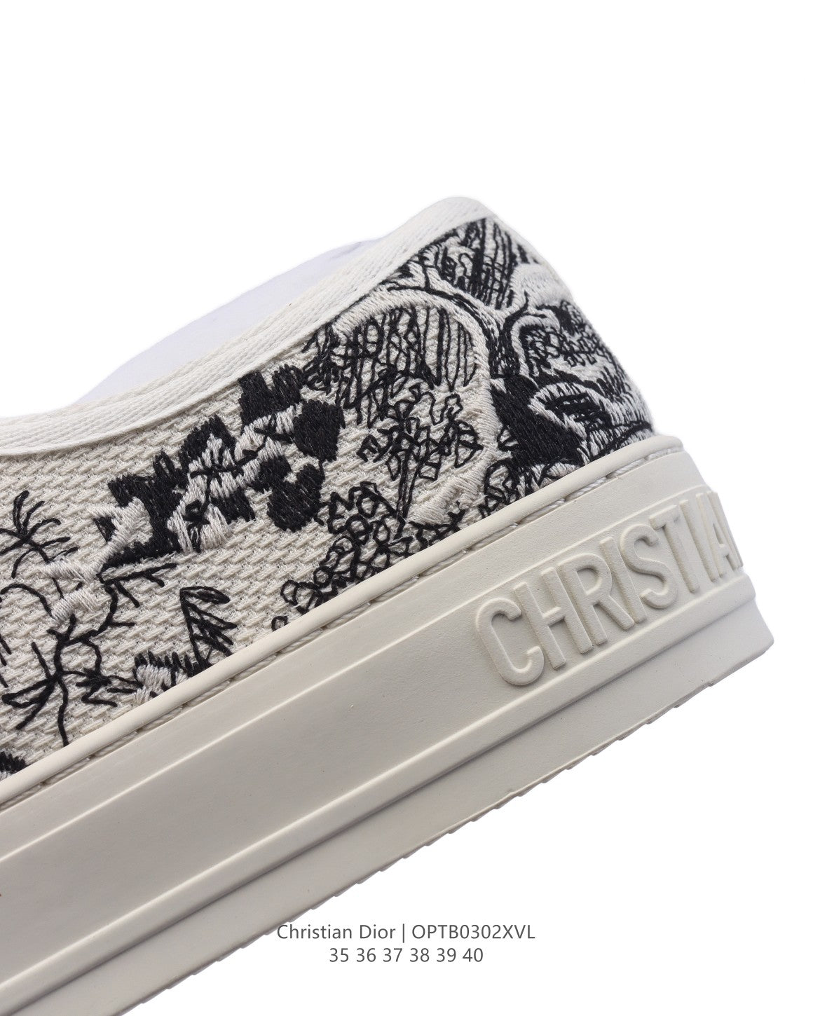 Dior Women's White Platform Sneakers – 2025 Spring Runway