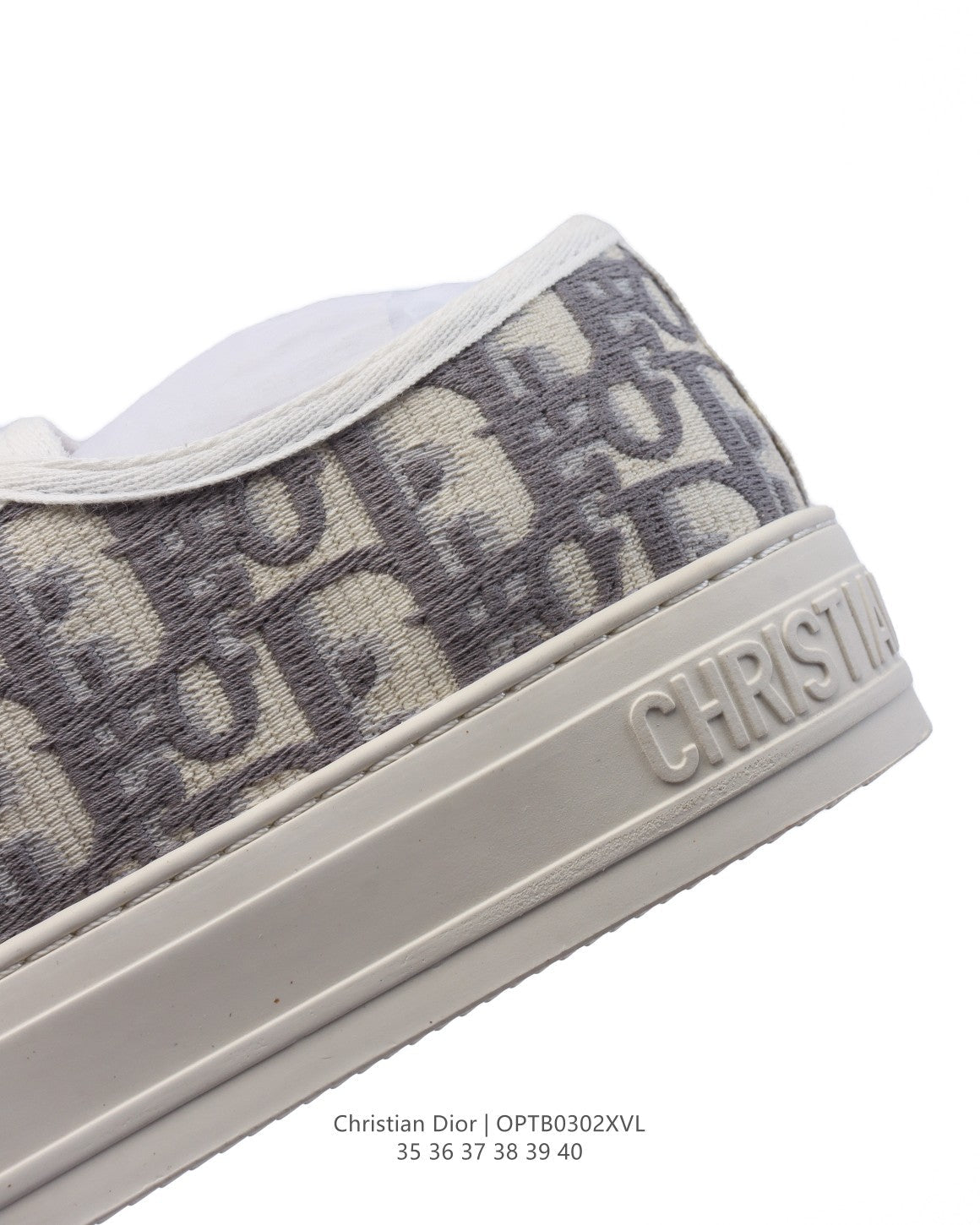 Dior Women's White Platform Sneakers – 2025 Spring Runway