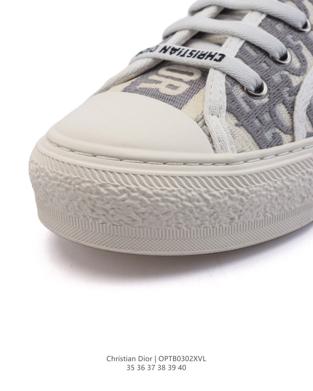 Dior Women's White Platform Sneakers – 2025 Spring Runway