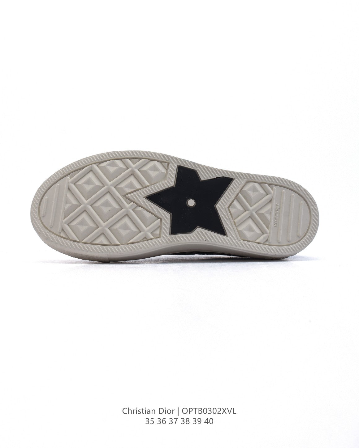 Dior Women's White Platform Sneakers – 2025 Spring Runway