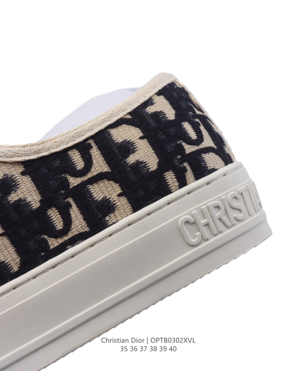 Dior Women's White Platform Sneakers – 2025 Spring Runway