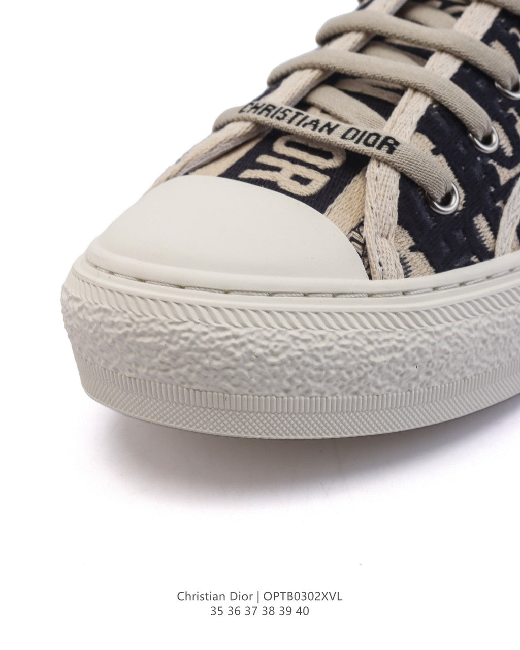 Dior Women's White Platform Sneakers – 2025 Spring Runway