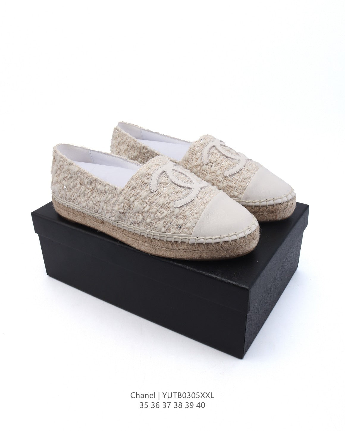 Chanel Classic Two-Tone Espadrilles
