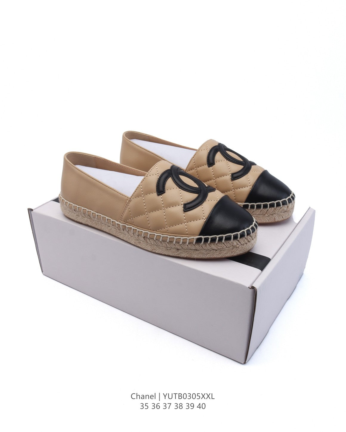 Chanel Classic Two-Tone Espadrilles
