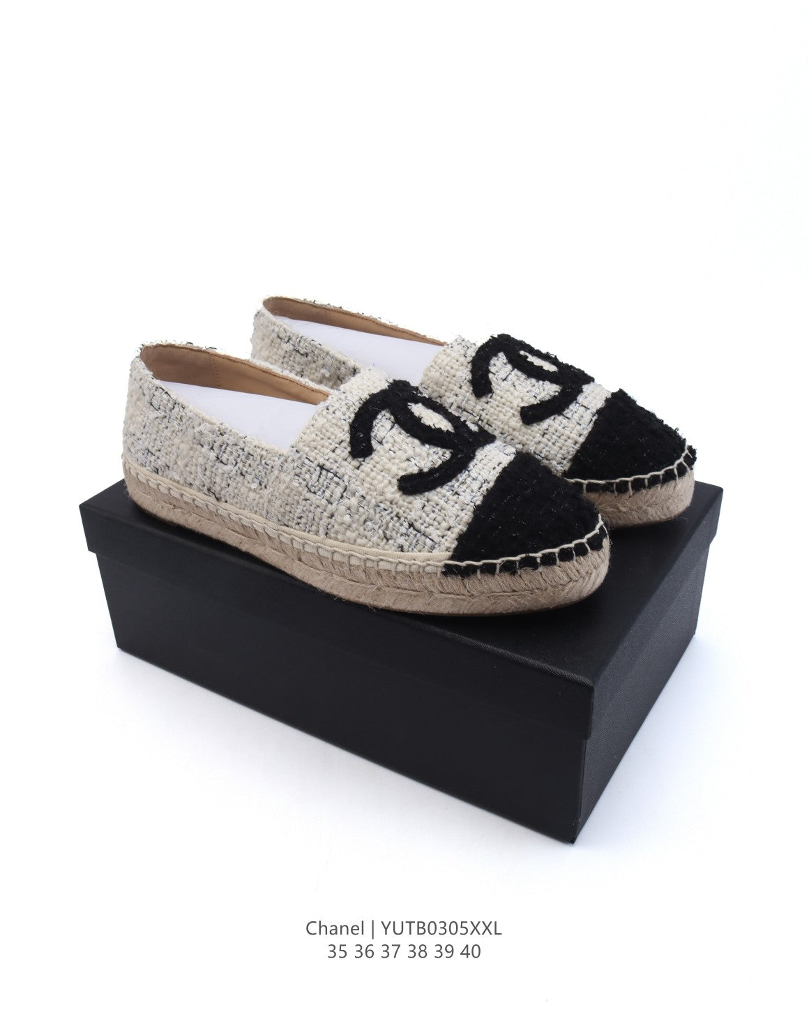 Chanel Classic Two-Tone Espadrilles